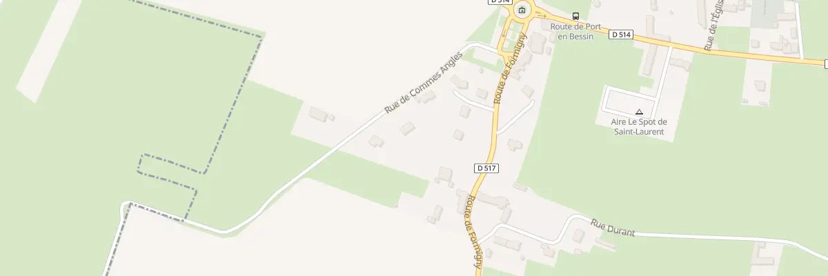Plan du 5 Che Dit de Commes Angles à Saint-Laurent-sur-Mer