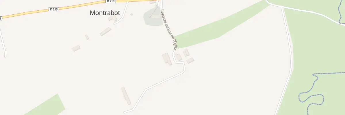 Plan du 5005 L’Eglise à Montrabot