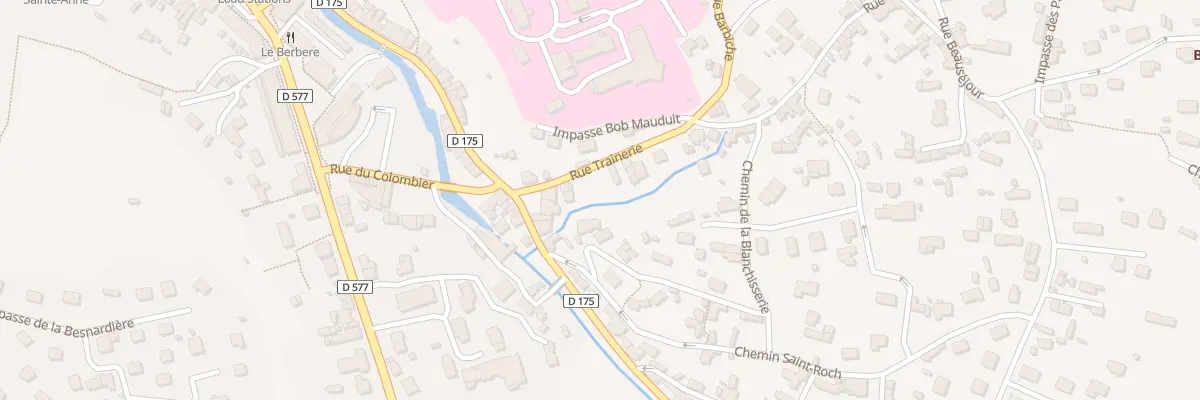 Plan du 4 Rue Trainerie Vire à Vire Normandie