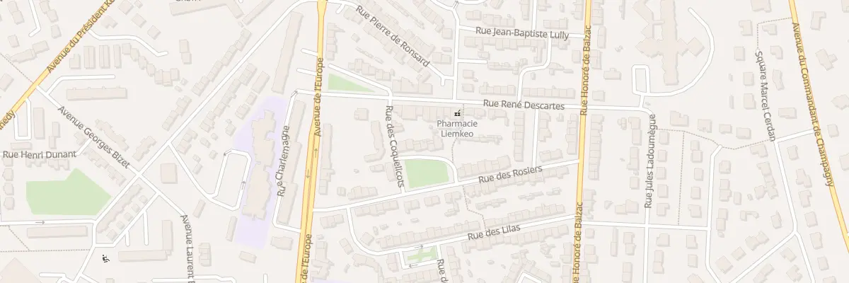 Plan du 26 Rue des Rosiers à Cholet