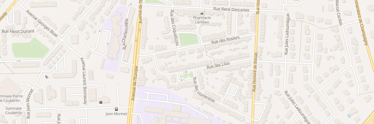Plan du 38 Rue des Lilas à Cholet