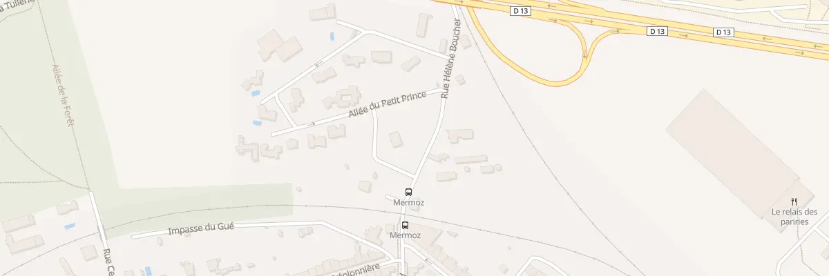 Plan du 13 Rue Hélène Boucher à Cholet