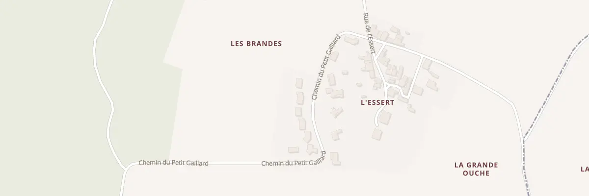 Plan du 15 Che du Petit Gaillard à Trizay