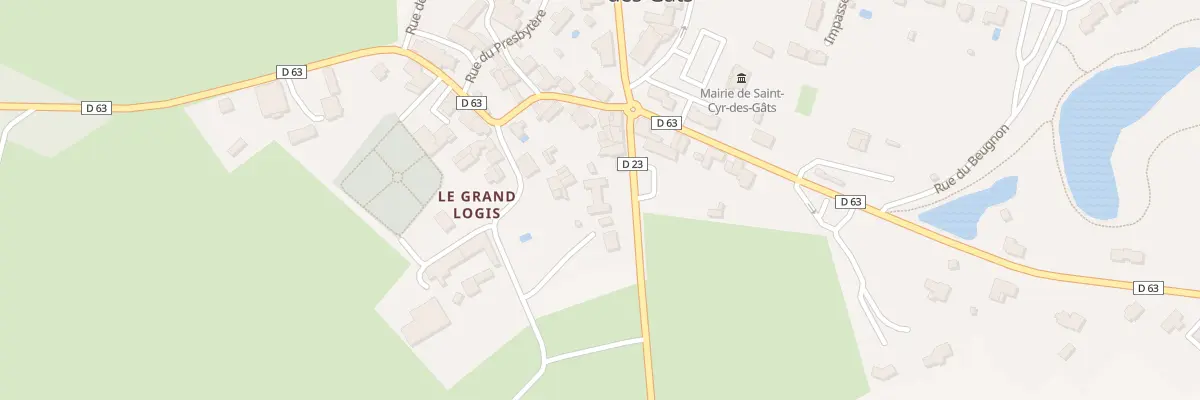Plan du 8 Rue du bas poitou à Saint-Cyr-des-Gâts