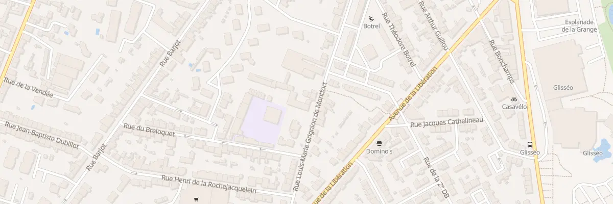 Plan du 58B Rue L M Grignon Montfort à Cholet