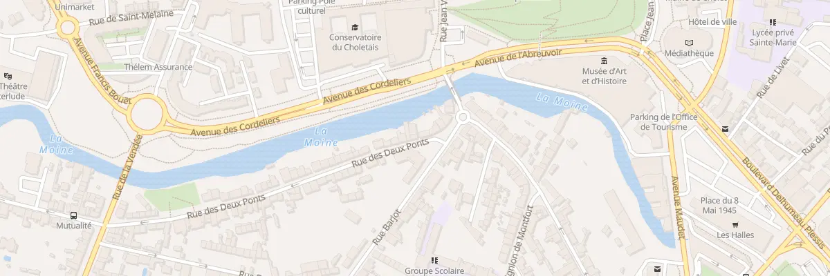 Plan du 20 Rue des Deux Ponts à Cholet