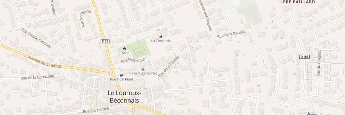 Plan du 10 Rue de la Pouêze à Val d’Erdre-Auxence
