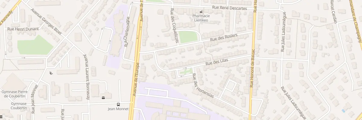 Plan du 42 Rue des Lilas à Cholet
