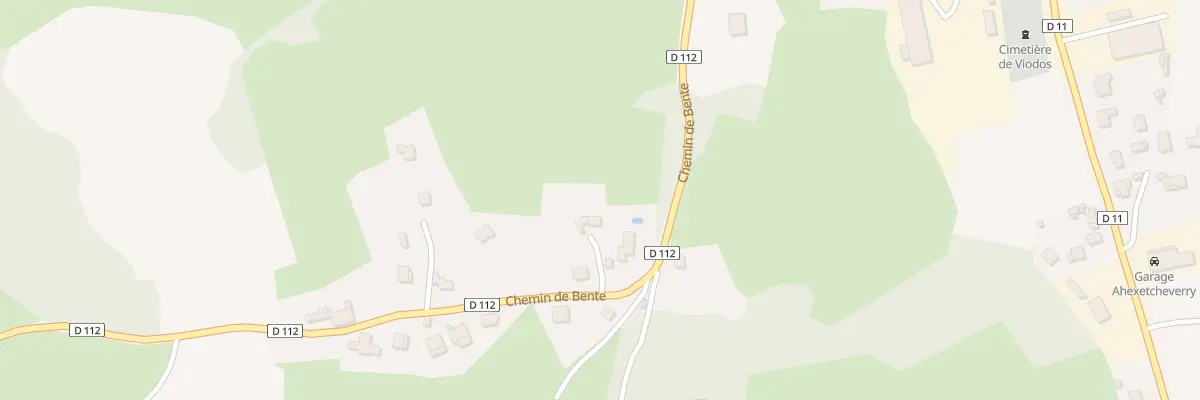 Plan du 40 Che Hegabu à Viodos-Abense-de-Bas