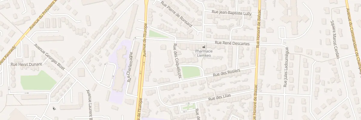 Plan du 32 Rue des Rosiers à Cholet