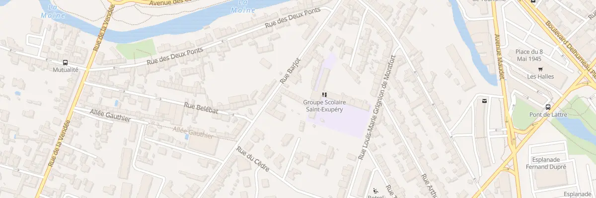 Plan du 39 Rue Barjot à Cholet