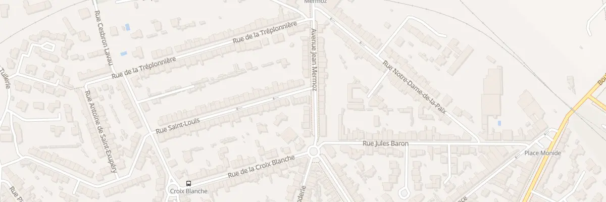 Plan du 3 Rue Saint Louis à Cholet