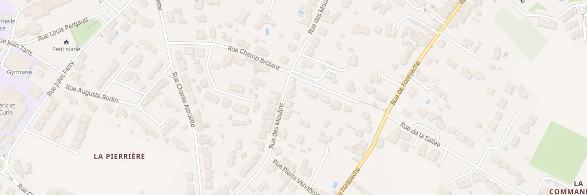 Plan du 22 Rue des Moulins à Tonnay-Charente