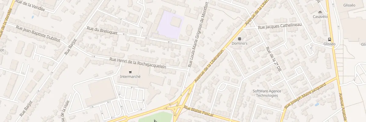 Plan du 72 Rue L M Grignon Montfort à Cholet