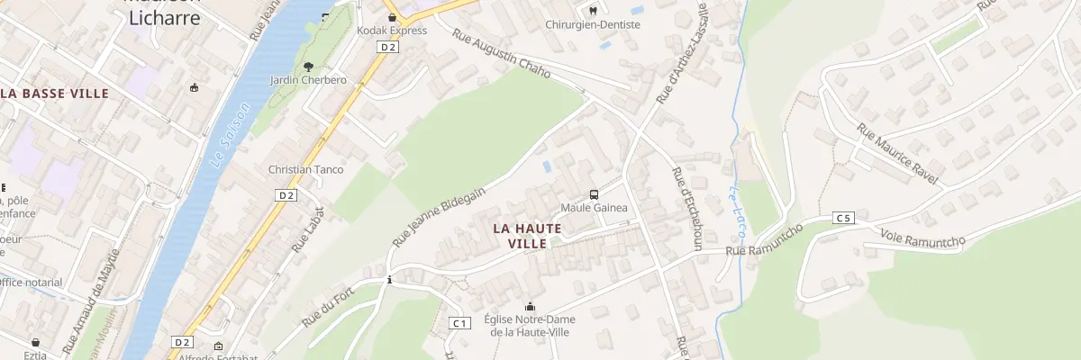 Plan du 12 Rue de Bela à Mauléon-Licharre