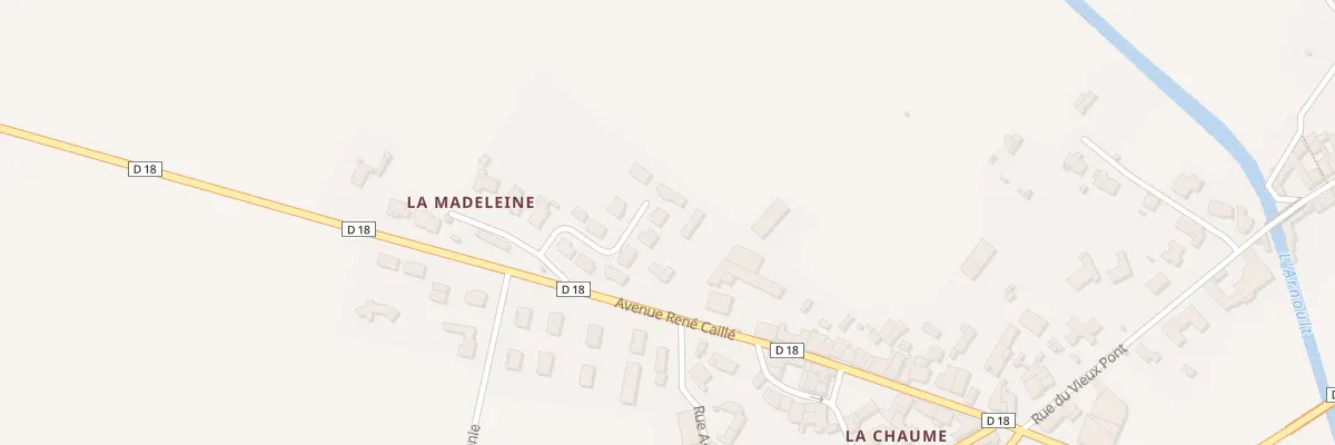 Plan du 5003F Imp de la Madelaine à Pont-l’Abbé-d’Arnoult