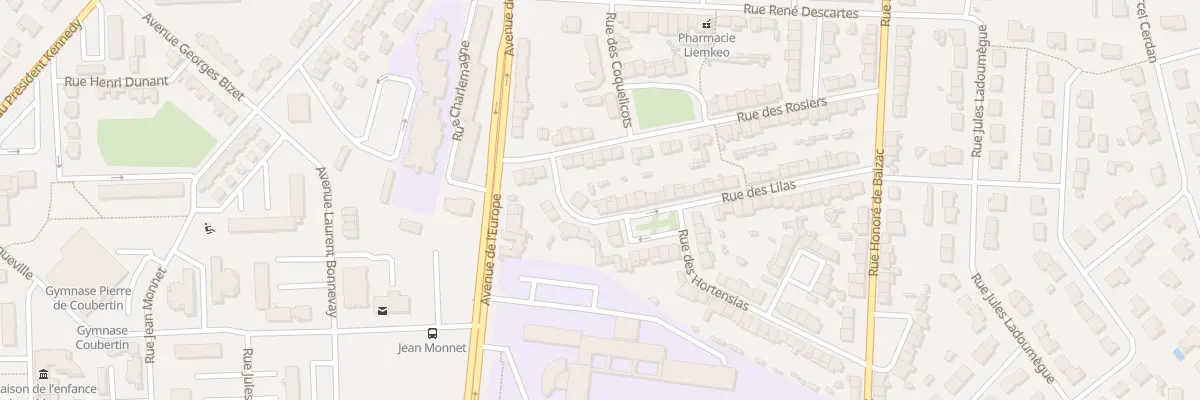 Plan du 50 Rue des Lilas à Cholet