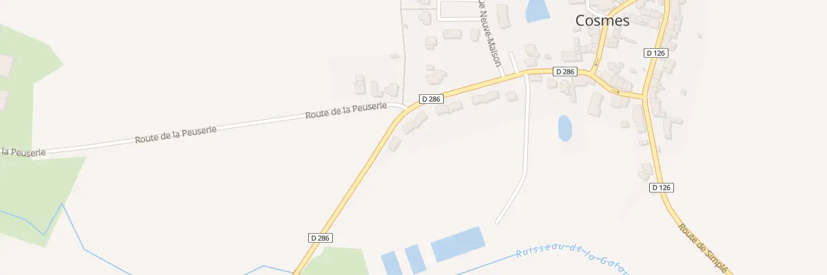 Plan du 17 Rue de la Fontaine à Cosmes