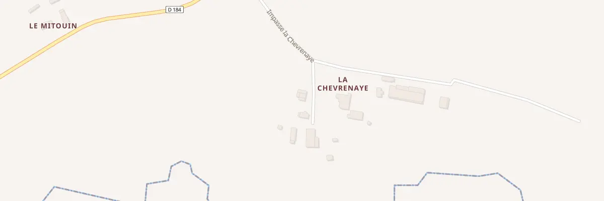 Plan du 350 La Chevrenaye à Barenton