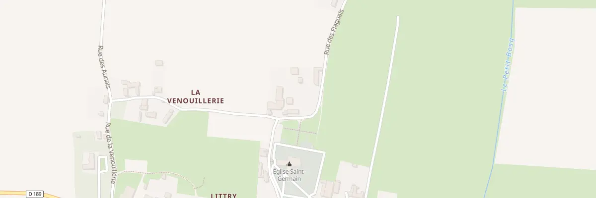 Plan du 191 Rue des Flaguais au Molay-Littry