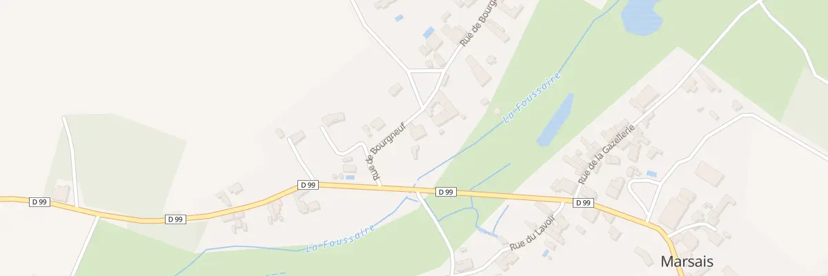 Plan du 20 Rue de bourgneuf à Marsais-Sainte-Radégonde