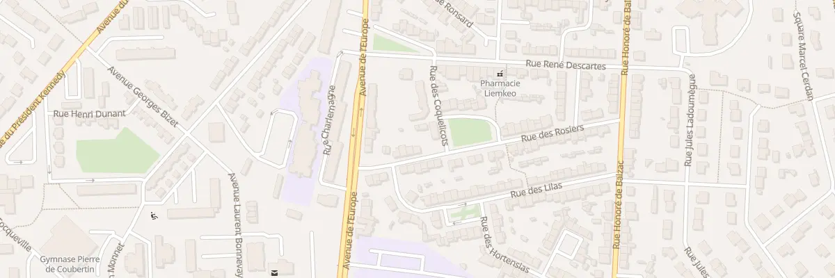 Plan du 34 Rue des Rosiers à Cholet