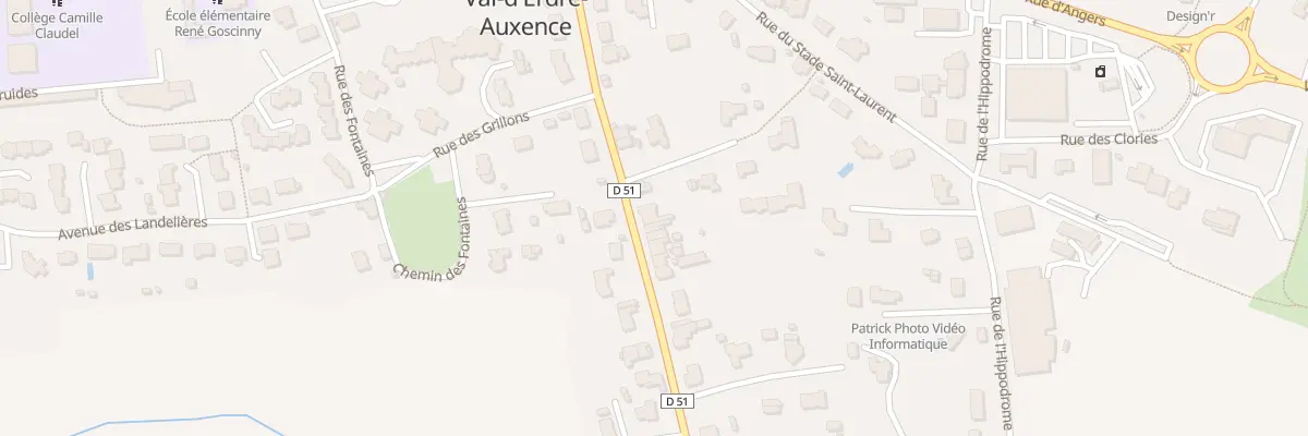 Plan du 18 Rue d’Ingrandes à Val d’Erdre-Auxence