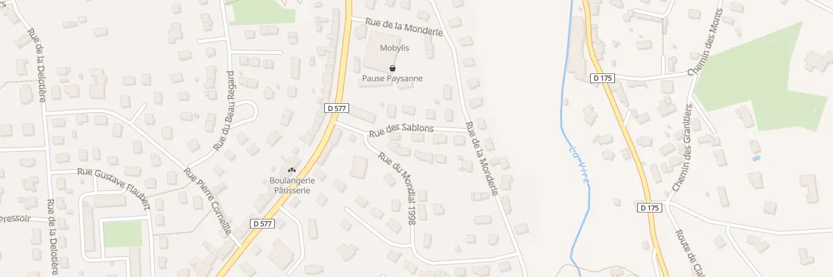 Plan du 8 Rue des Sablons - Vire à Vire Normandie