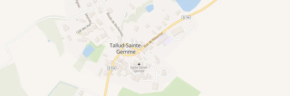 Plan du 6 Rue de réaumur à Tallud-Sainte-Gemme
