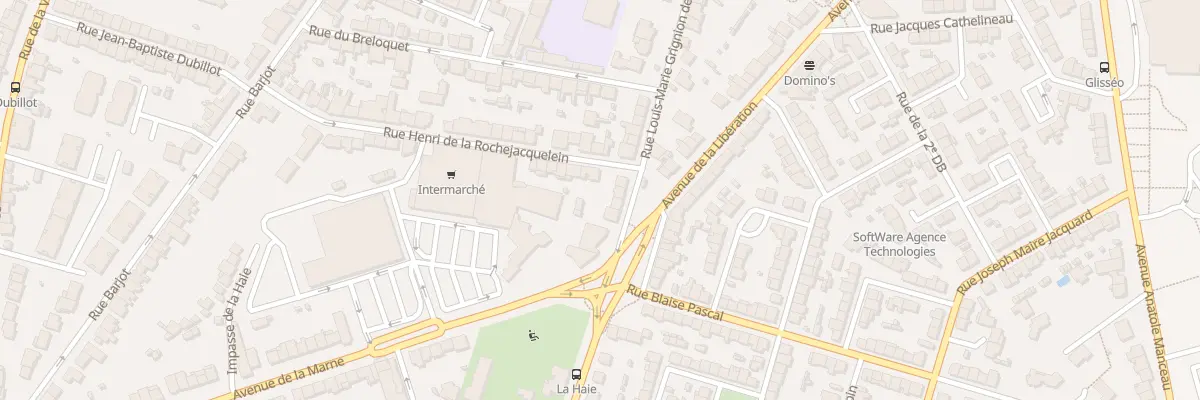 Plan du 80 Rue L M Grignon Montfort à Cholet