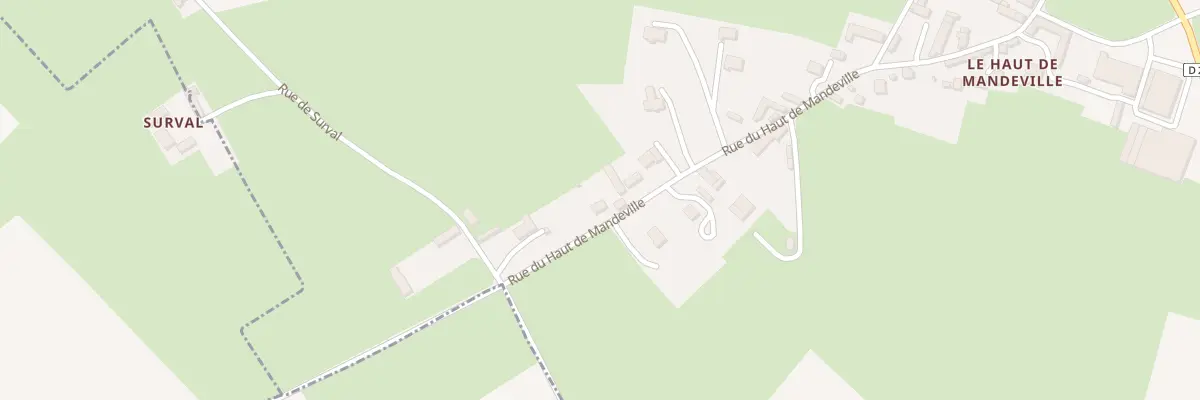 Plan du 5150 Le Haut de Mandeville à Mandeville-en-Bessin