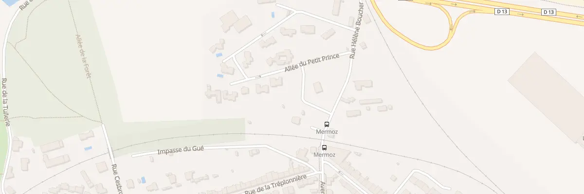 Plan du 11 Rue Élisa Deroche à Cholet