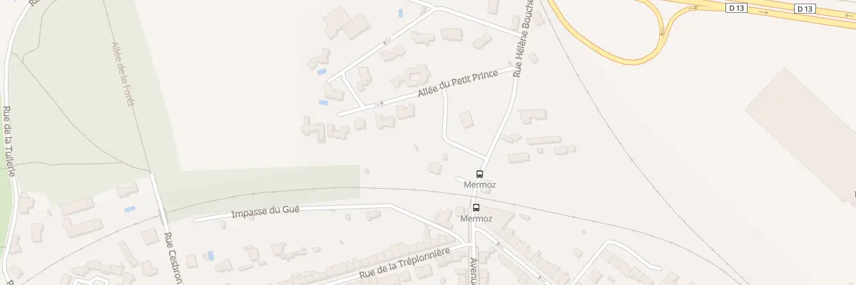 Plan du 9 Rue Élisa Deroche à Cholet