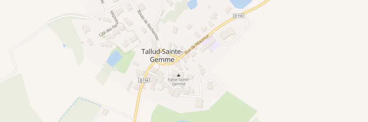 Plan du 4 Rue de réaumur à Tallud-Sainte-Gemme