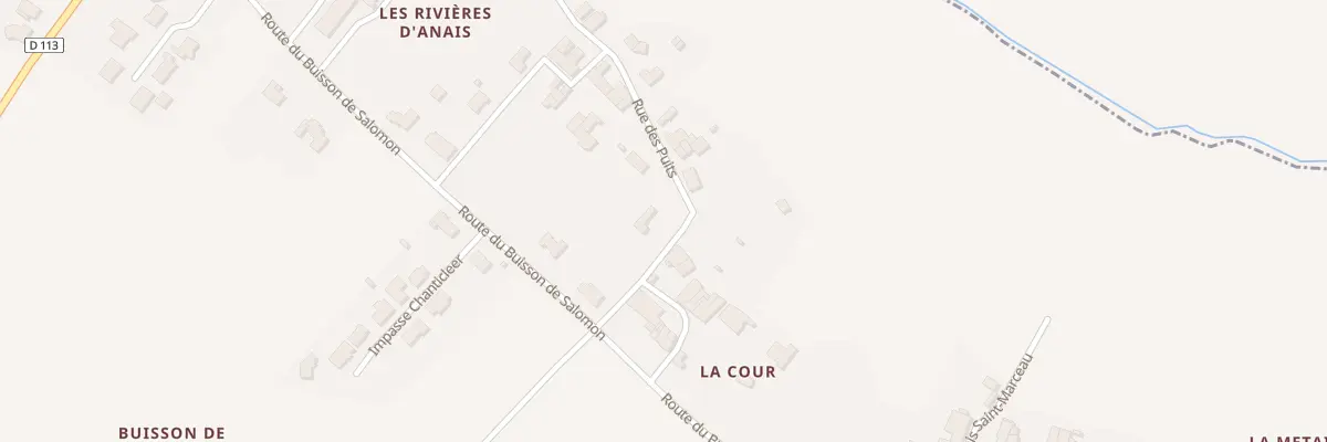Plan du 9 Rue Rue des Puits à Anais