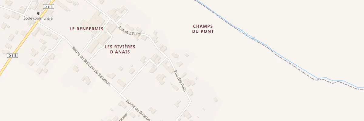 Plan du 22T Rue Rue des Puits à Anais