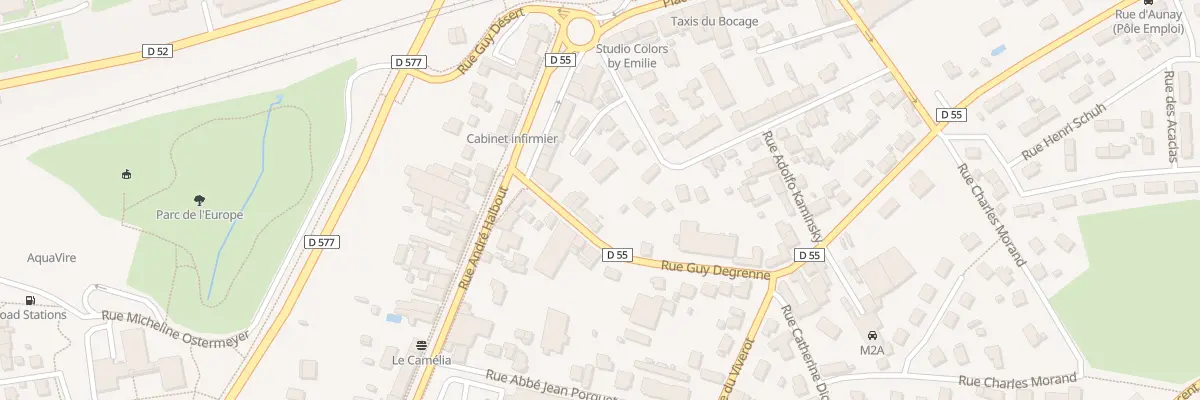 Plan du 3 Rue d’Aunay Vire à Vire Normandie
