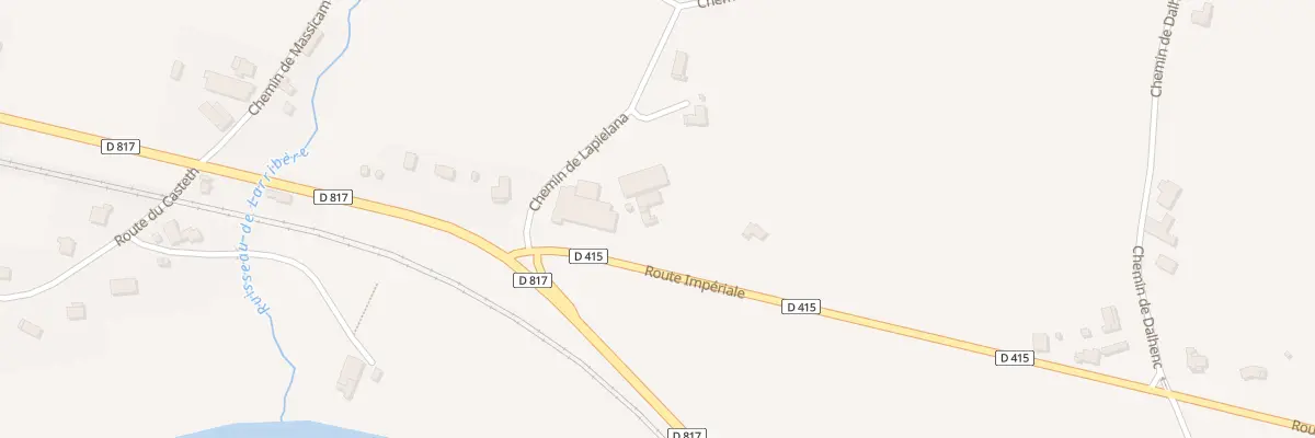 Plan du 95 Rte Impériale à Ramous