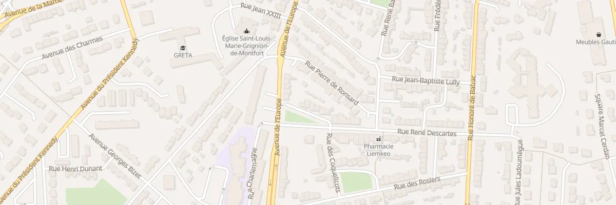 Plan du 40 Rue René Descartes à Cholet