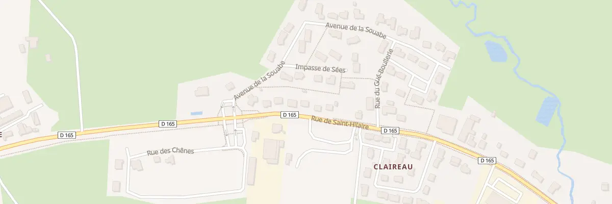 Plan du 52 Rue de Saint Hilaire à Chailland