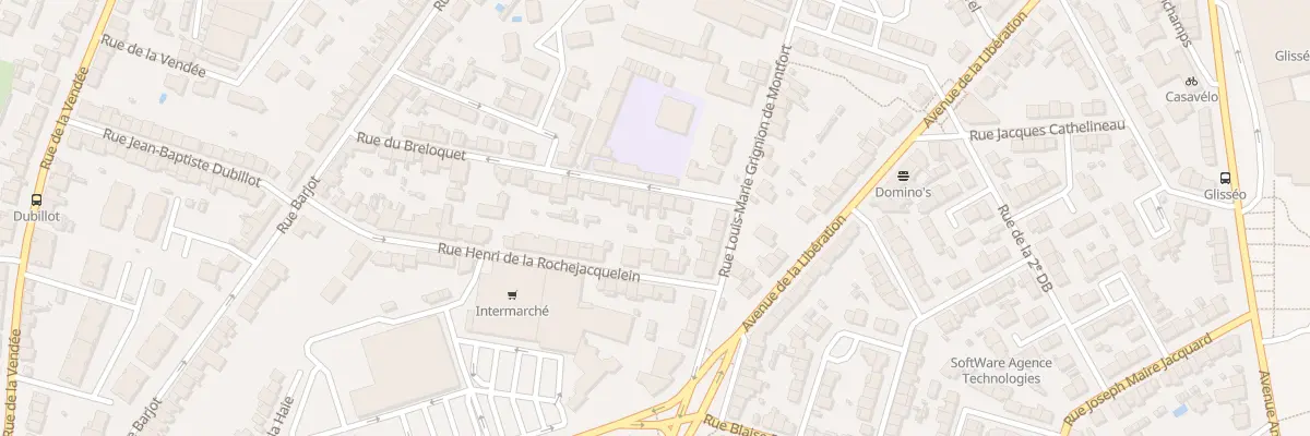 Plan du 9 Rue du Breloquet à Cholet