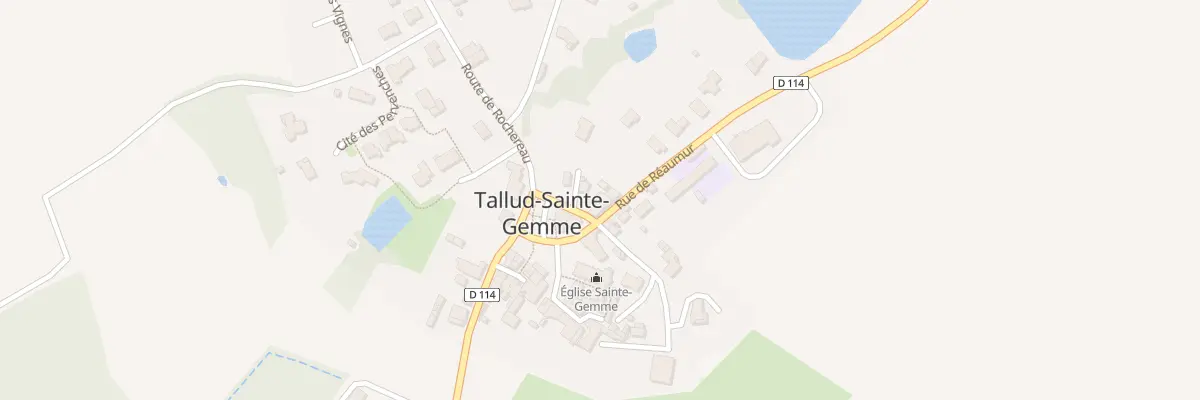 Plan du 5 Rue de réaumur à Tallud-Sainte-Gemme