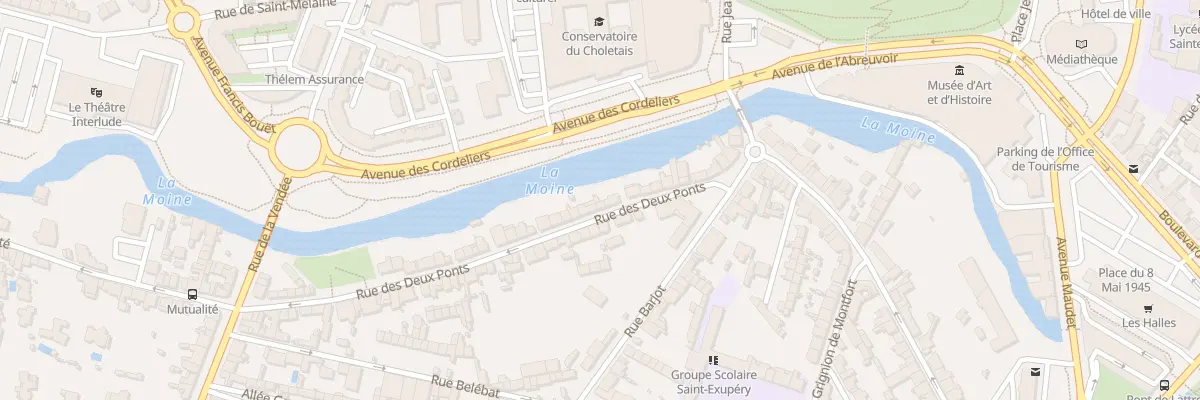 Plan du 38 Rue des Deux Ponts à Cholet