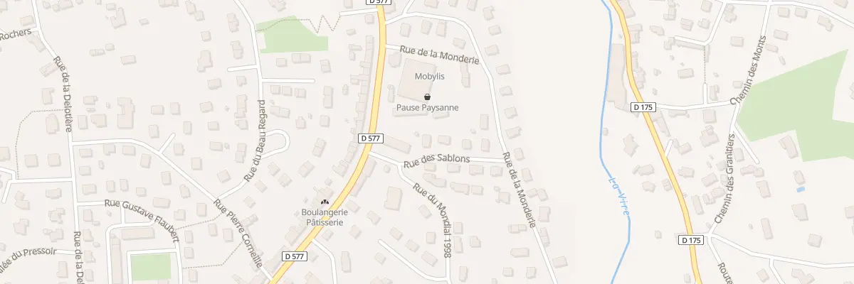 Plan du 3 Rue des Sablons - Vire à Vire Normandie