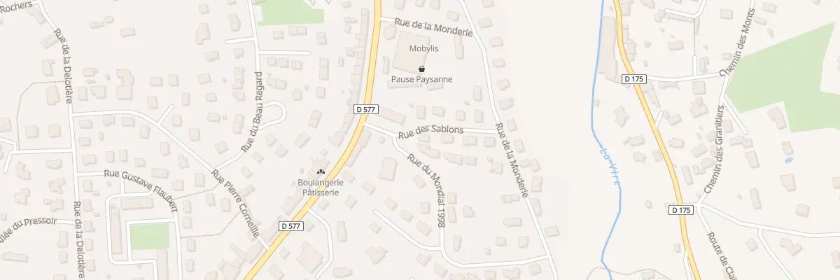 Plan du 6 Rue des Sablons - Vire à Vire Normandie
