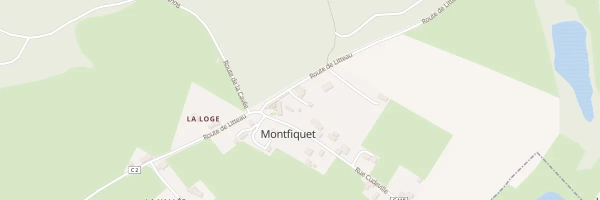Plan du 5023 Rue Cudeville à Montfiquet