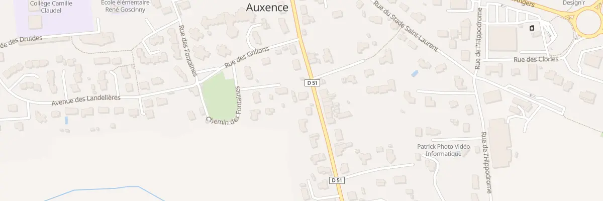 Plan du 15 Rue d’Ingrandes à Val d’Erdre-Auxence