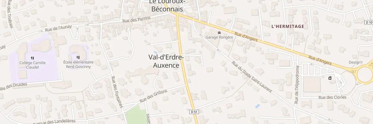 Plan du 8 Rue d’Ingrandes à Val d’Erdre-Auxence