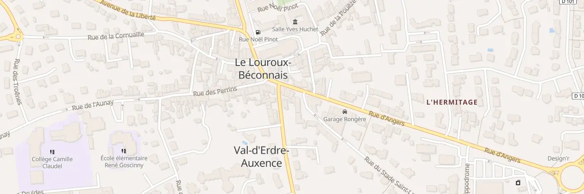 Plan du 3 Rue d’Angers à Val d’Erdre-Auxence