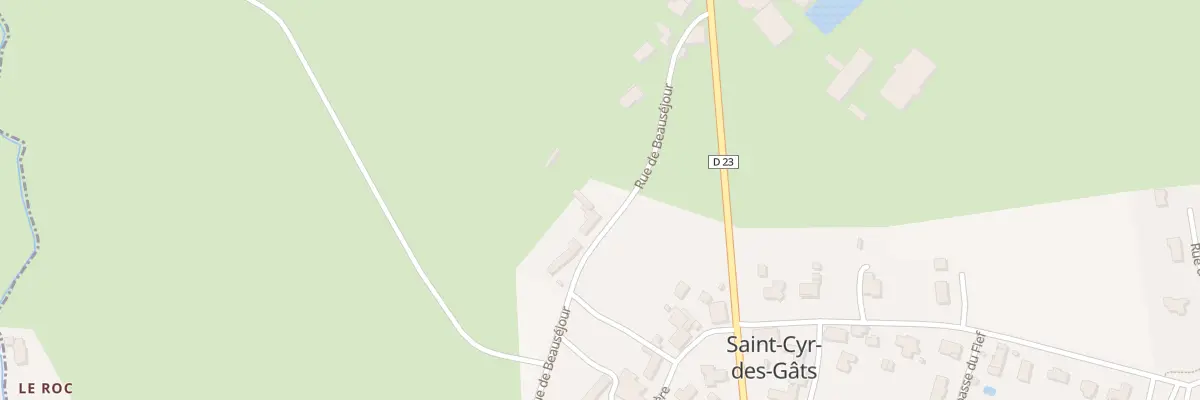 Plan du 19 Rue de beauséjour à Saint-Cyr-des-Gâts
